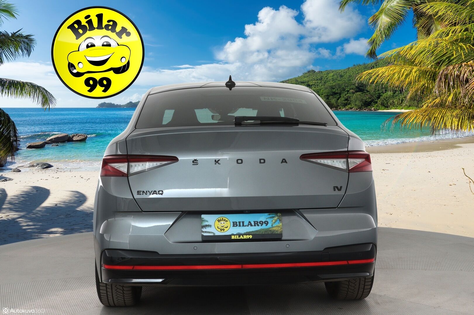 SKODA ENYAQ 2023 80 iV 4x4 RS Coupe **Lasikatto / Lämpöpumppu / Matrix-LED / Adapt.Vakkari / Muistipenkki / P. Kamera / Canton / HUD** - 3,99 % KORKOTARJOUS TÄHÄN AUTOON - Akku kuntotarkastettu / Navi /Apple&Android / Kaistavahti / Digimittaristo / KeylessGO