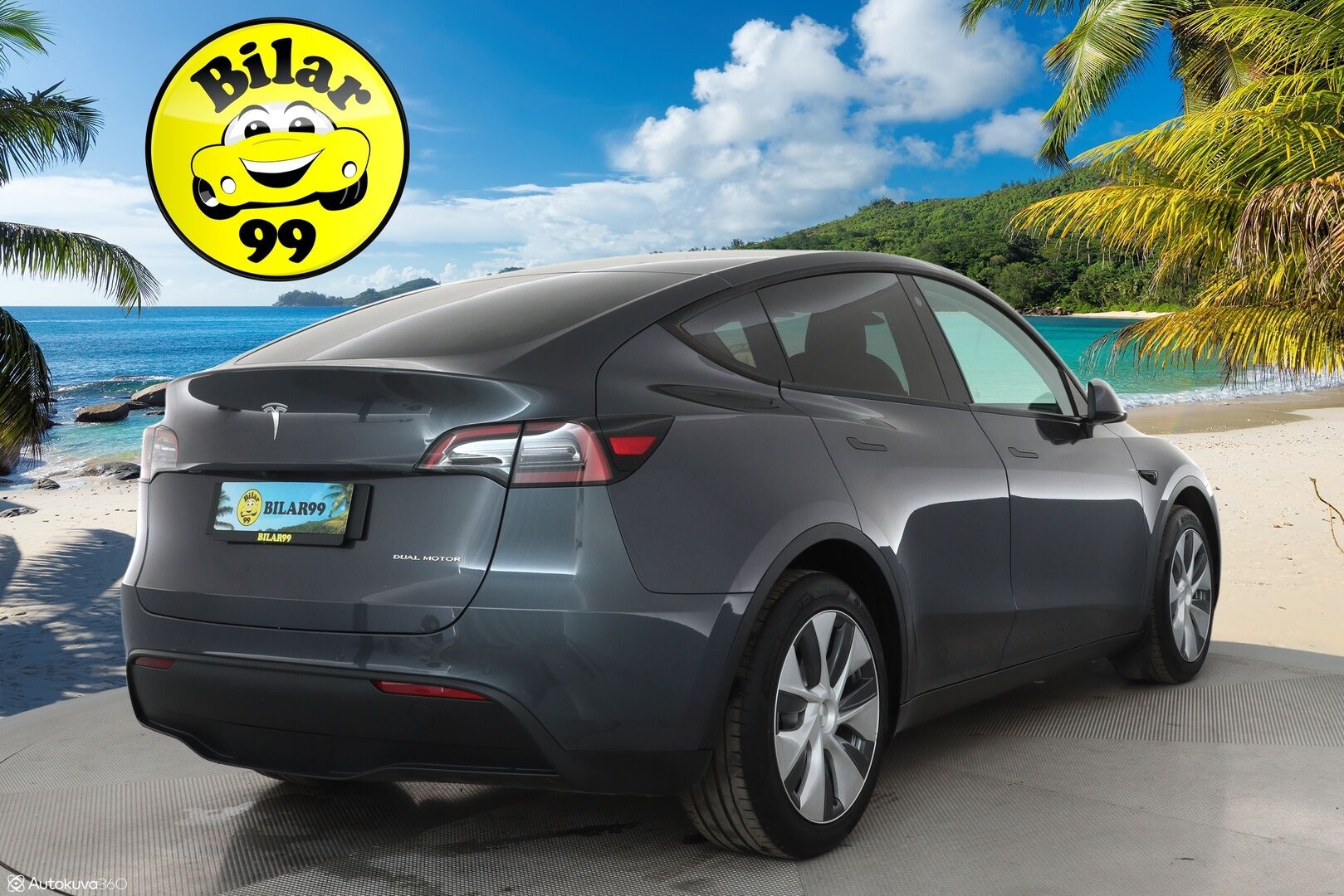 TESLA MODEL Y 2022 Long Range AWD **Lasikatto / Lämpöpumppu / Koukku / Adapt.Vakkari / Matrix-LED / Navi / Kaistavahti** - 3,99 % KORKOTARJOUS TÄHÄN AUTOON - P. Kamera / Premium Audio / q1Nahkaverhoilu / KeylessGO / 2x Renkaat