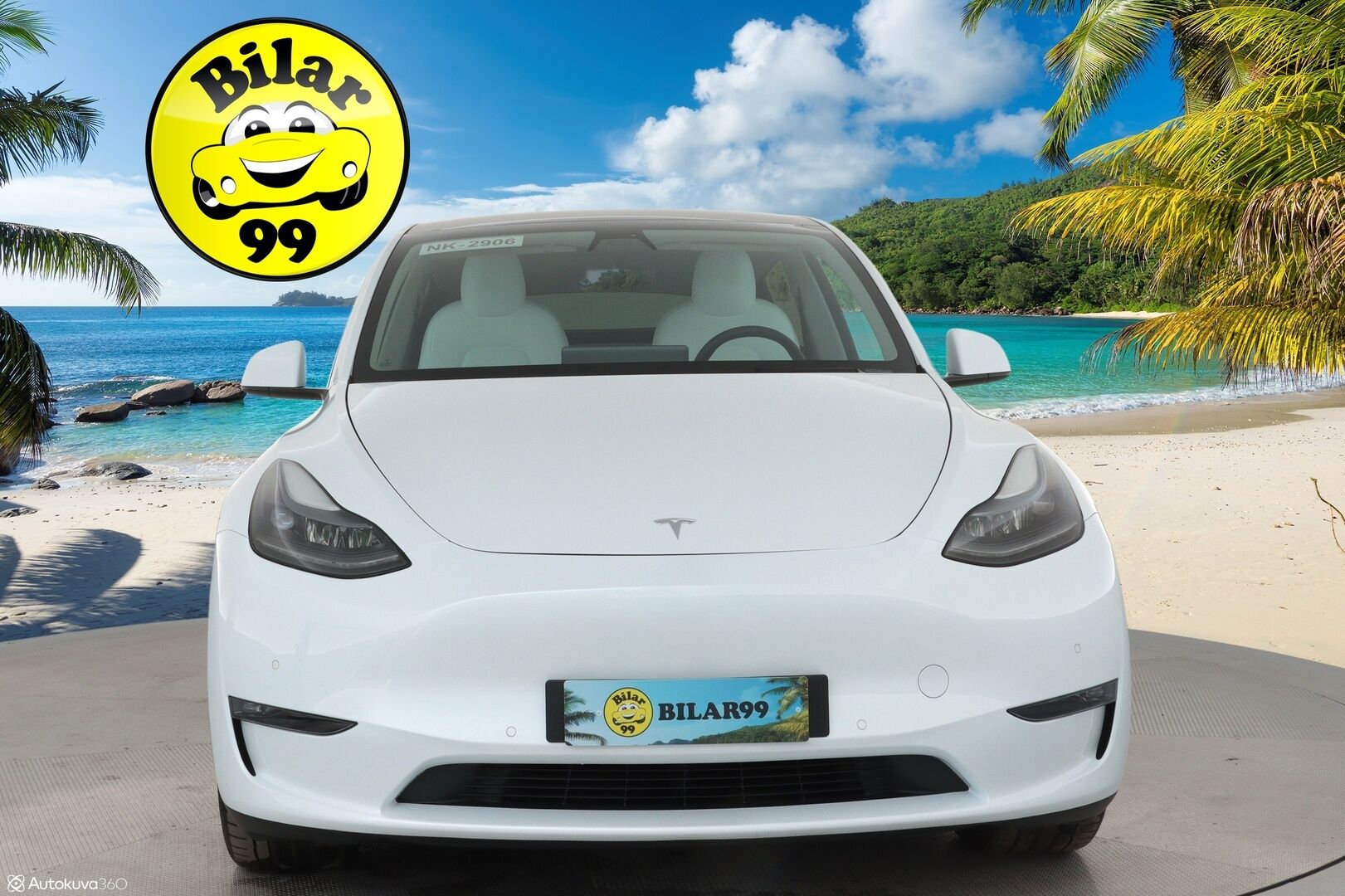 TESLA MODEL Y 2022 Long Range AMD Ryzen **Lasikatto / Lämpöpumppu / Adapt.Vakkari / Matrix-LED / P. Kamera / Navi / Kaistavahti** - 3,99 % KORKOTARJOUS TÄHÄN AUTOON - Valkoinen Nahkaverhoilu / KeylessGO / 2x Latauskaapelit / 2x Renkaat