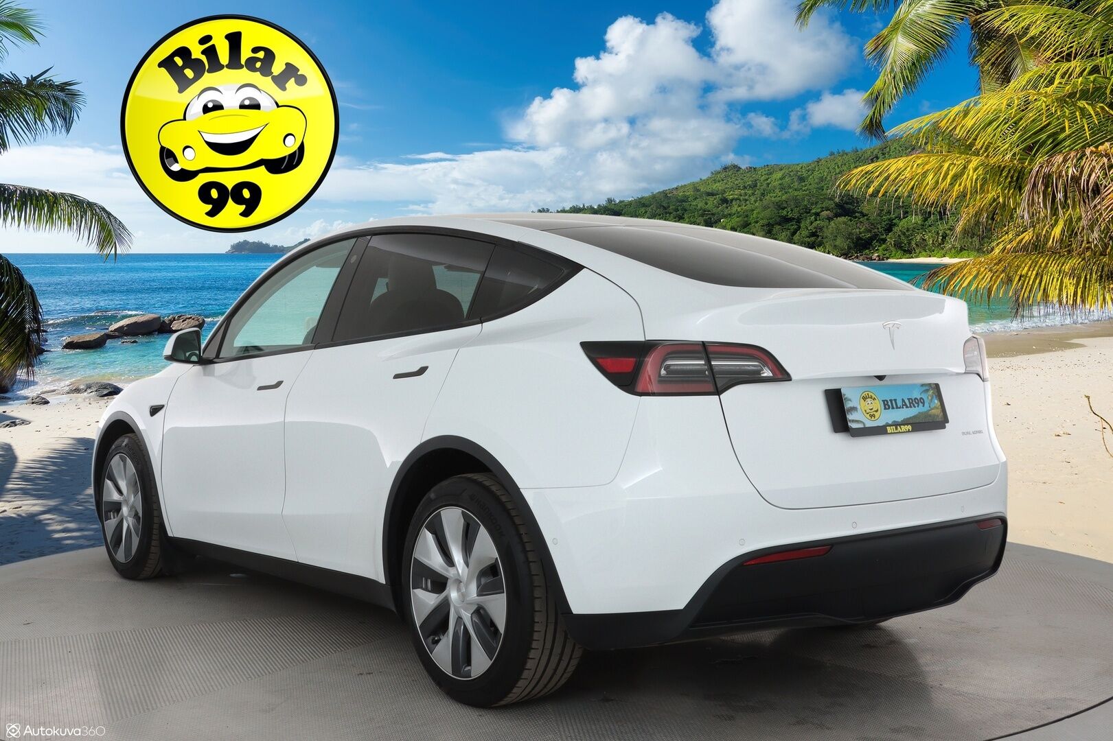 TESLA MODEL Y 2022 Long Range AMD Ryzen **Lasikatto / Lämpöpumppu / Adapt.Vakkari / Matrix-LED / P. Kamera / Navi / Kaistavahti** - 3,99 % KORKOTARJOUS TÄHÄN AUTOON - Valkoinen Nahkaverhoilu / KeylessGO / 2x Latauskaapelit / 2x Renkaat