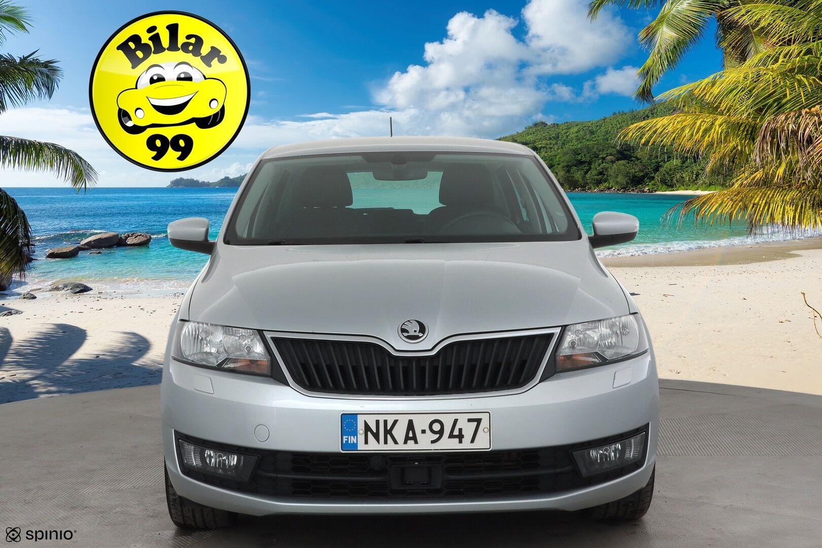 Skoda Rapid 2016 Spaceback 1,2 TSI 90 Edition * Vakkari / Lohko / P.Tutka / Bluetooth / Autom.ilmastointi * - Suomi-auto / Kahdet renkaat aluvanteilla - HULLUT AVAJAISHULINAT KORKOTARJOUS 3,29 %