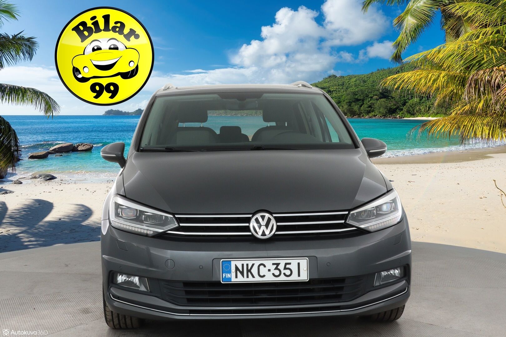 Volkswagen Touran 2016 Highline 1,4 TSI 110 kW DSG-autom. **Istuimet-7 / Panorama / Adapt.Vakkari / Webasto / LED-valot / P. tutkat / Navi** - Apple&Android / 2x Renkaat