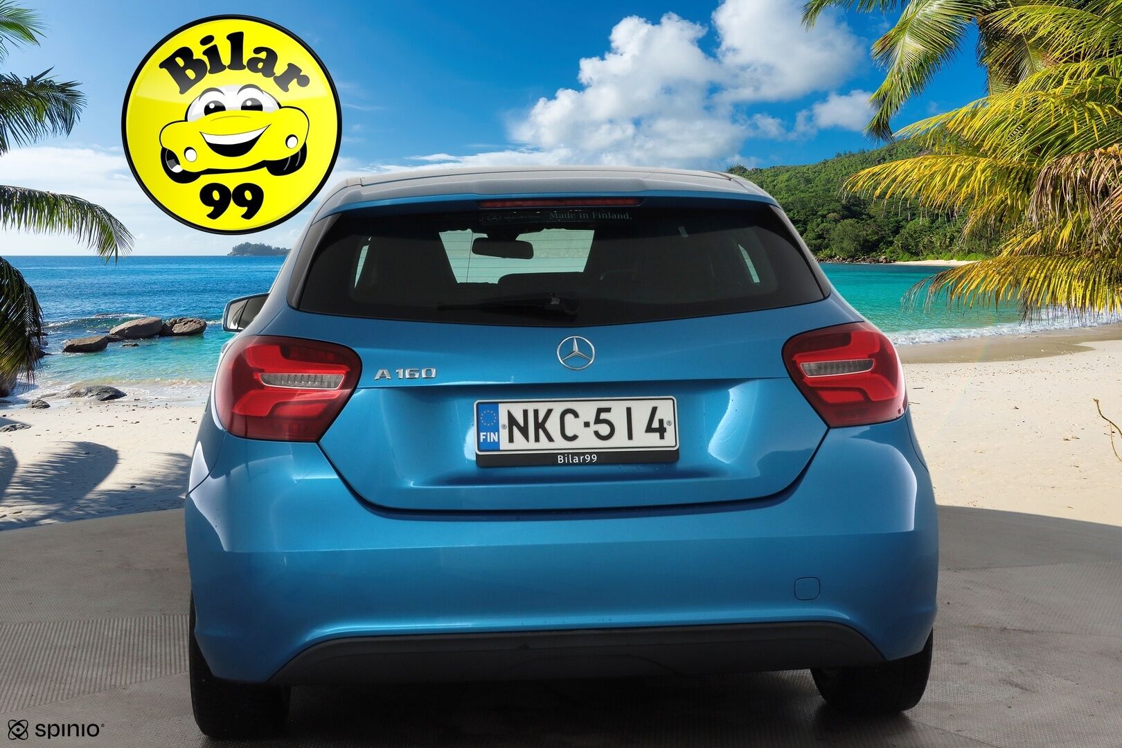 Mercedes-Benz A 2016 160 A Launch Edition * Webasto / Vakkari / LED-High Performance / P.Kamera / Sportpenkit / Bluetooth * - Erittäin siisti Suomiauto juuri katsastettuna kaksilla hyväkuntoisilla renkailla!