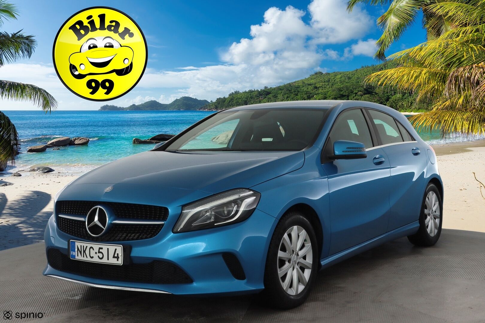 Mercedes-Benz A 2016 160 A Launch Edition * Webasto / Vakkari / LED-High Performance / P.Kamera / Sportpenkit / Bluetooth * - Suomi-auto / Kahdet renkaat - HULLU BLACKWEEK KORKOTARJOUS 2,49%