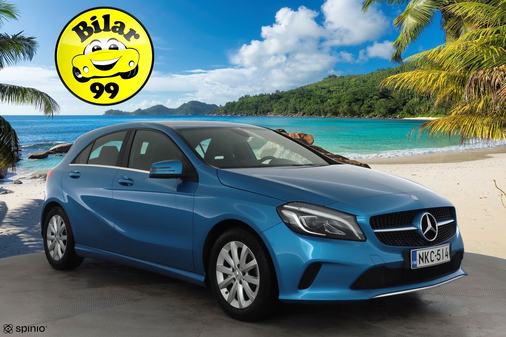 Mercedes-Benz A 2016 160 A Launch Edition * Webasto / Vakkari / LED-High Performance / P.Kamera / Sportpenkit / Bluetooth * - Suomi-auto / Kahdet renkaat - HULLU BLACKWEEK KORKOTARJOUS 2,49%
