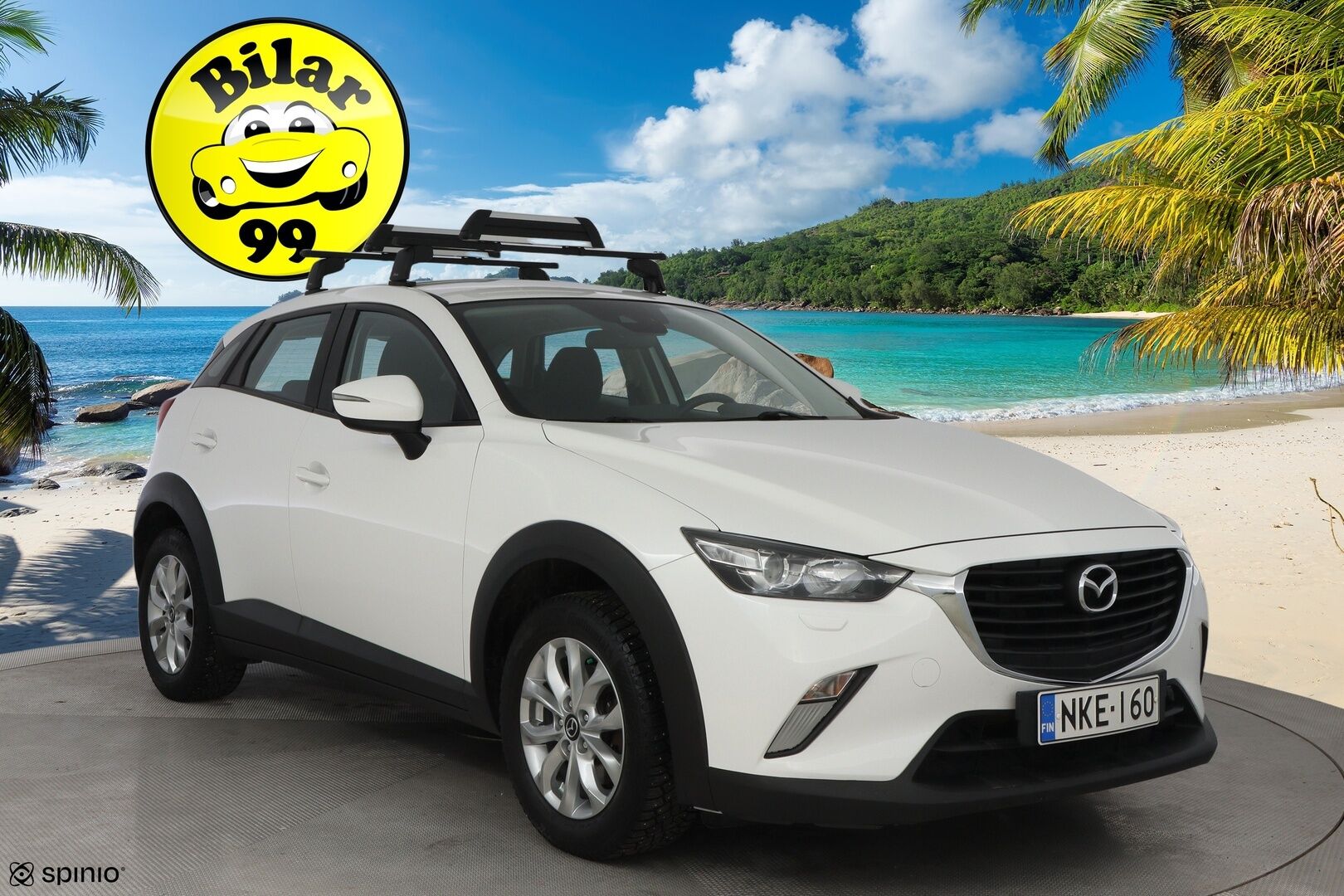 Mazda CX-3 2017 2,0 (120 hv) SKYACTIV-G Premium 6MT EL2 * Suomiauto / Lohko & Sisäpistoke / Vakkari / KeyLess - 2x Renkaat / Kattotelineet mukaan / Juuri tullut Tampereelle!