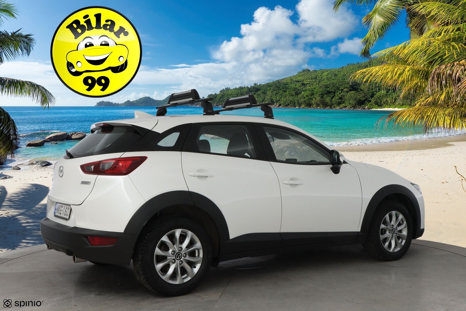 Mazda CX-3 2017 2,0 (120 hv) SKYACTIV-G Premium 6MT EL2 * Suomiauto / Lohko & Sisäpistoke / Vakkari / KeyLess - 2x Renkaat / Kattotelineet mukaan / Juuri tullut Tampereelle!