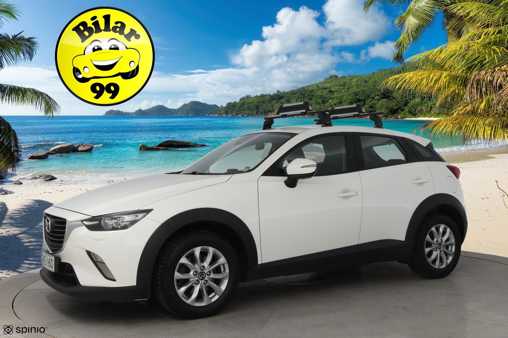 Mazda CX-3 2017 2,0 (120 hv) SKYACTIV-G Premium 6MT EL2 * Suomiauto / Lohko & Sisäpistoke / Vakkari / KeyLess - 2x Renkaat / Kattotelineet mukaan / Juuri tullut Tampereelle!