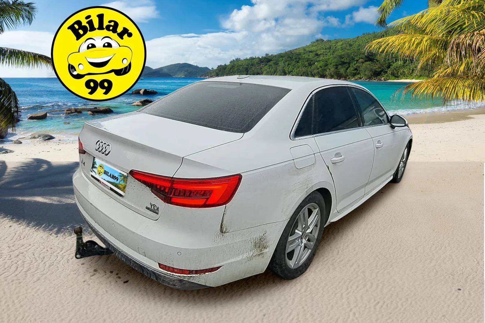 Audi A4 2016 Sedan First Edition Business Sport 2,0 TDI 140 kW quattro S tronic - *Kahdet renkaat alumiinivanteilla / Fiksusti huollettu * - HULLUT AVAJAISHULINAT KORKOTARJOUS 3,29 %