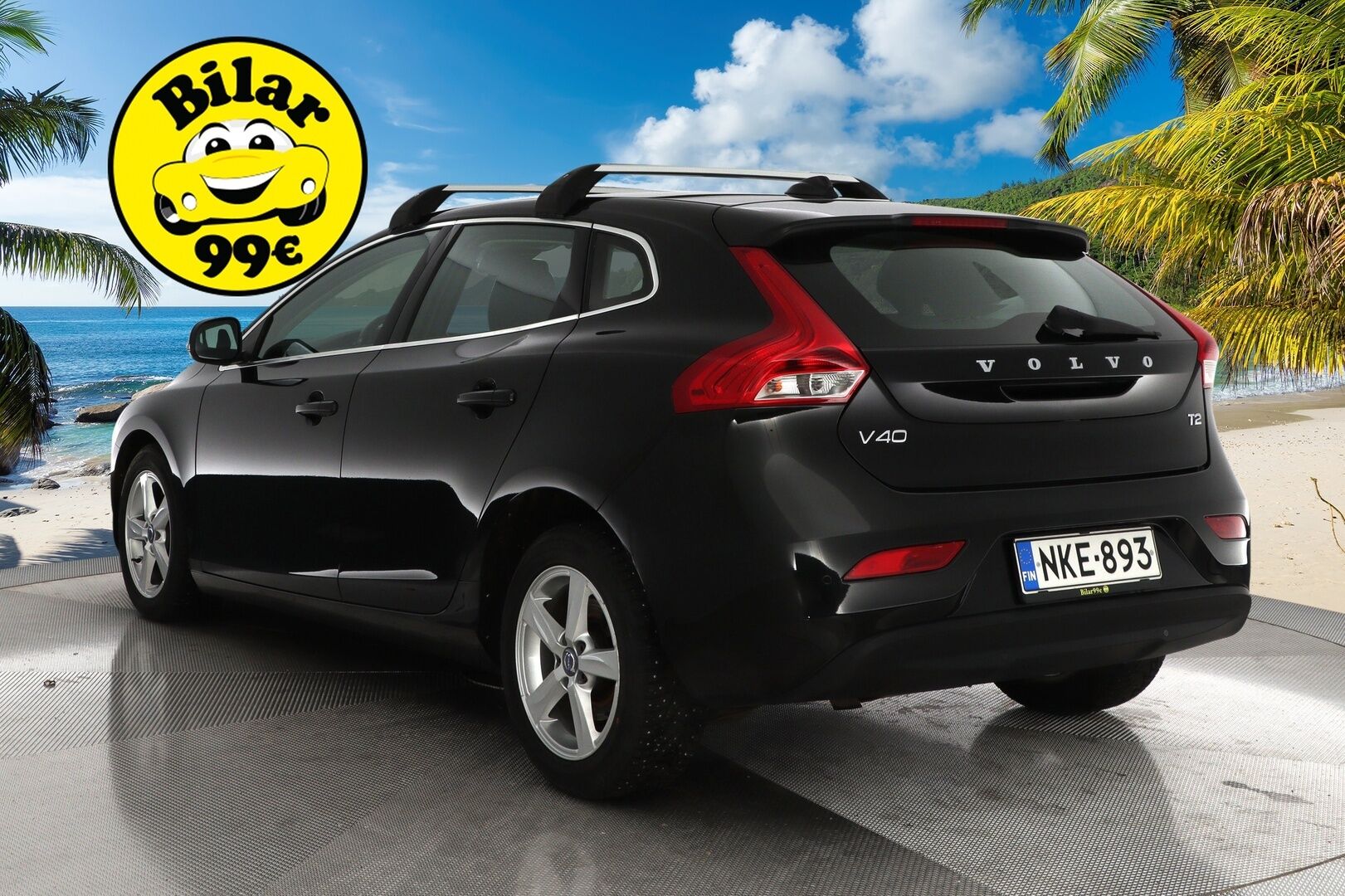 Volvo V40 2016 T2 Business aut *Polttoainekäyttöinen lisälämmitin / VOC / Navigointi / Kattotelineet* - * Suomi-auto / Siisti kuntoinen *