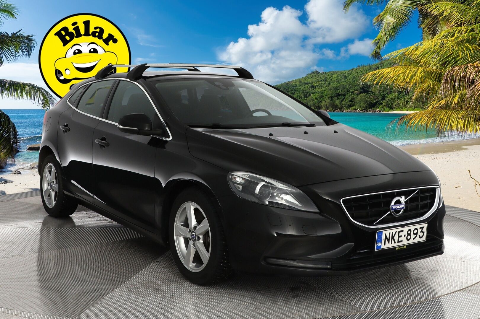 Volvo V40 2016 T2 Business aut *Polttoainekäyttöinen lisälämmitin / VOC / Navigointi / Kattotelineet* - * Suomi-auto / Siisti kuntoinen *
