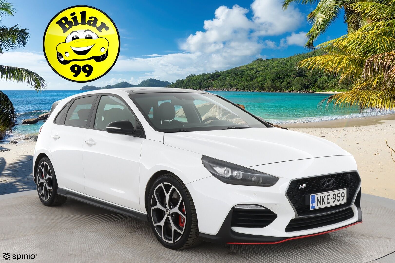 Hyundai i30 2018 N 2,0 T-GDI 6MT Performance Pack * Panorama / Muistipenkki / P-kamera / Kaistavahti / Apple&Android / Keyless * - Nahka-alcantara sisusta / Suomi-auto / 2x aluvanteet!