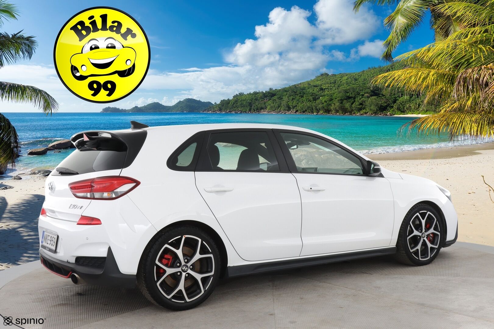 Hyundai i30 2018 N 2,0 T-GDI 6MT Performance Pack * Panorama / Muistipenkki / P-kamera / Kaistavahti / Apple&Android / Keyless * - Nahka-alcantara sisusta / Suomi-auto / 2x aluvanteet!