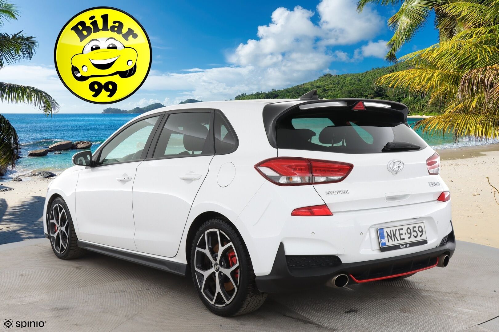 Hyundai i30 2018 N 2,0 T-GDI 6MT Performance Pack * Panorama / Muistipenkki / P-kamera / Kaistavahti / Apple&Android / Keyless * - Nahka-alcantara sisusta / Suomi-auto / 2x aluvanteet!