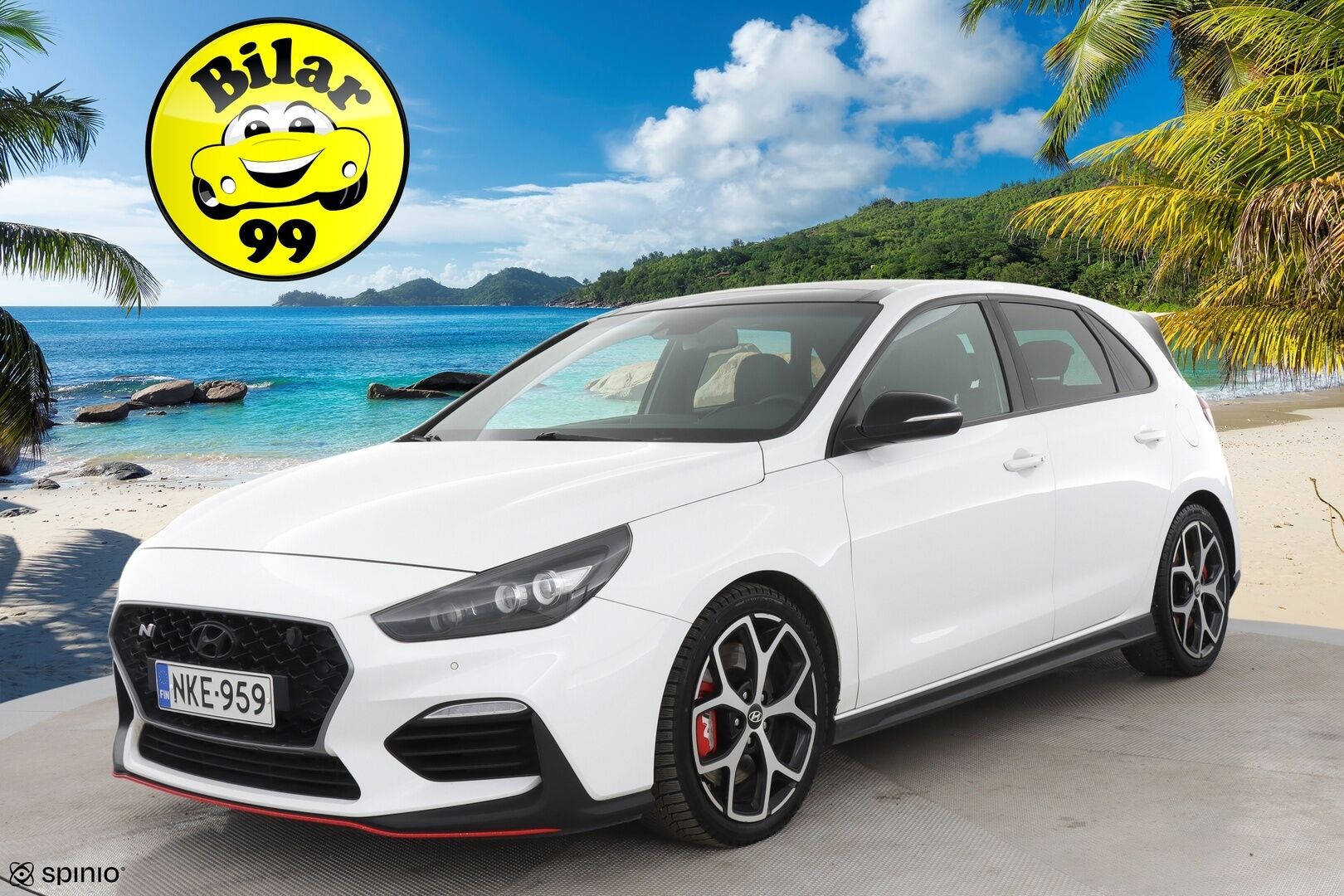 Hyundai i30 2018 N 2,0 T-GDI 6MT Performance Pack * Panorama / Muistipenkki / P-kamera / Kaistavahti / Apple&Android / Keyless * - Nahka-alcantara sisusta / Suomi-auto / 2x aluvanteet!