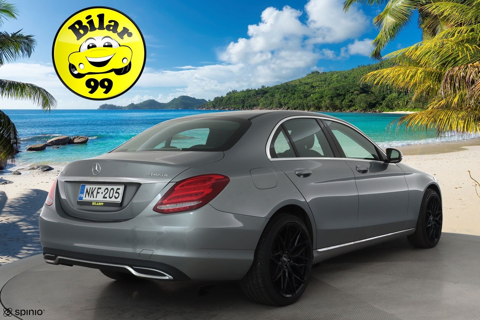 Mercedes-Benz C 2016 200 4Matic A Premium Business **ILS-LED / P.Tutkat / Lohko&Sisätilanlämmitin / Sporttipenkit / Vakkari** - Suomi-auto / Kahdet Renkaat