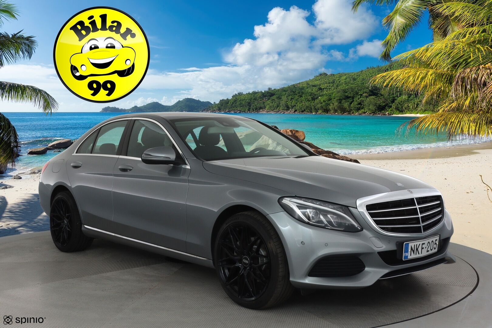 Mercedes-Benz C 2016 200 4Matic A Premium Business **ILS-LED / P.Tutkat / Lohko&Sisätilanlämmitin / Sporttipenkit / Vakkari** - Suomi-auto / Kahdet Renkaat