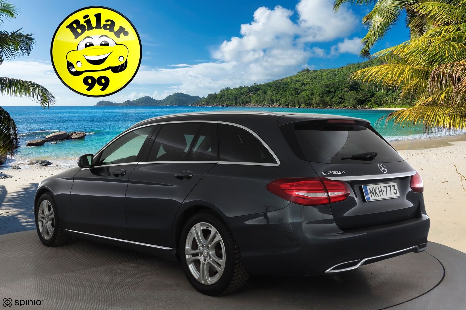 Mercedes-Benz C 2016 220 d T A Premium Business * Vakkari / ILS LED / Webasto / Koukku / Puolisähköt sporttipenkeillä * - Suomi-auto