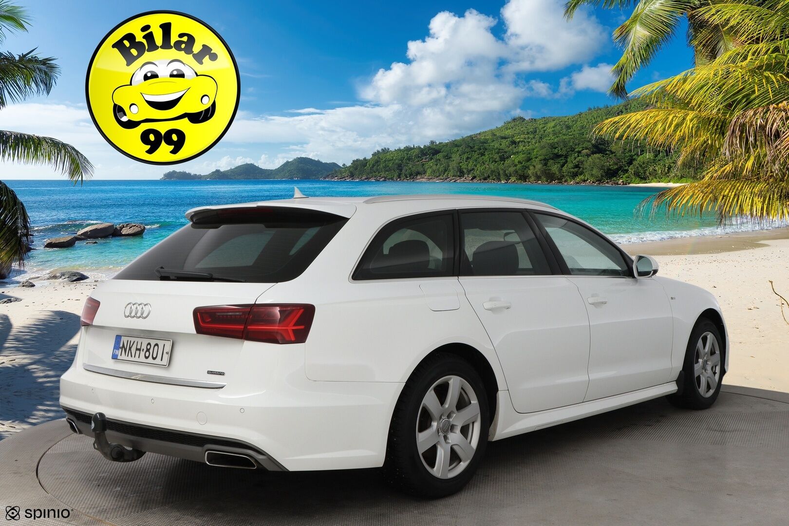 Audi A6 2016 Avant Land of quattro Edition 2,0 TDI 140 kW quattro S tronic S Line * Webasto / Vetokoukku / Nahka-Alcantara / Xenon - 2x Hyvät renkaat / Suomiauto / Juuri tullut Tampereelle!