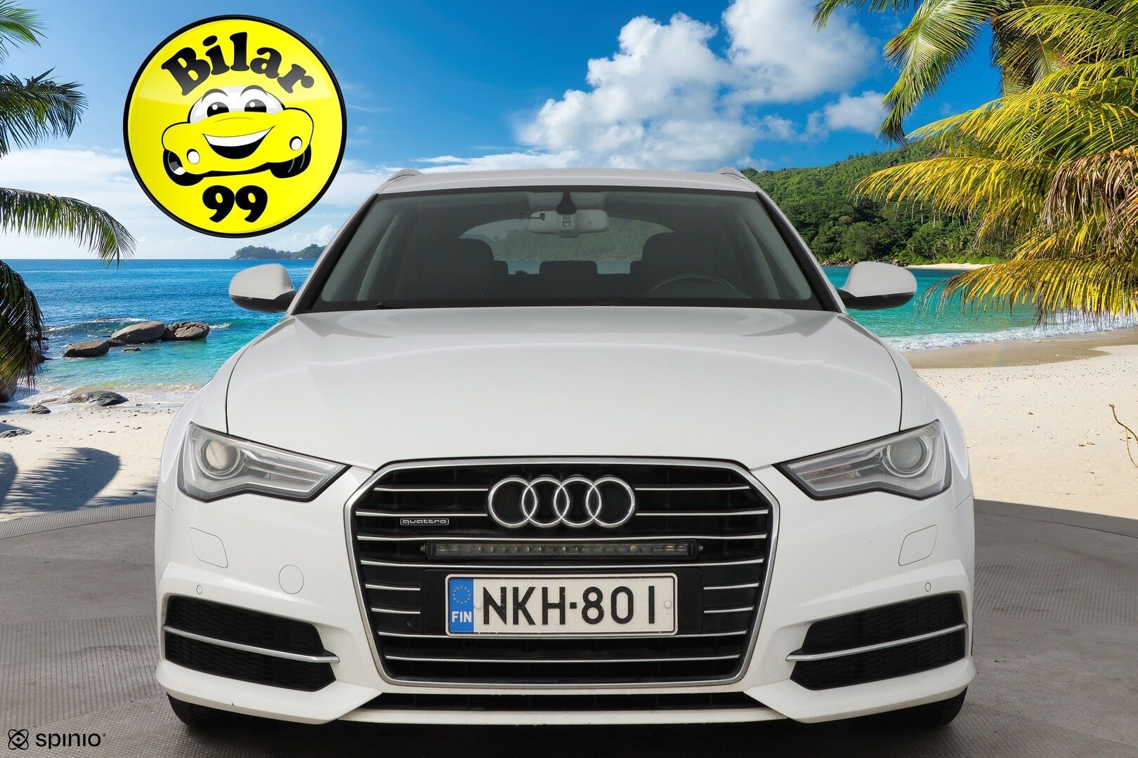 Audi A6 2016 Avant Land of quattro Edition 2,0 TDI 140 kW quattro S tronic * S-Line ulkopaketti / Webasto / Nahka-alcantara / Vetokoukku / Sähköluukku * - 2x hyvät renkaat / Suomiauto / Juuri tullut Tampereelle!