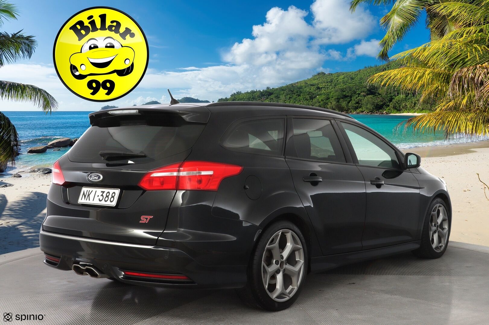 Ford Focus 2016 2,0 TDCi 185 hv start/stop PowerShift A6 ST Wagon * Vakkari / Webasto /  Lämm. tuulilasi / Tutka / Sporttipenkit * - ST-Line / Recaro / Kahdet OEM vanteet / Myydään jakohihna juuri vaihdettuna!