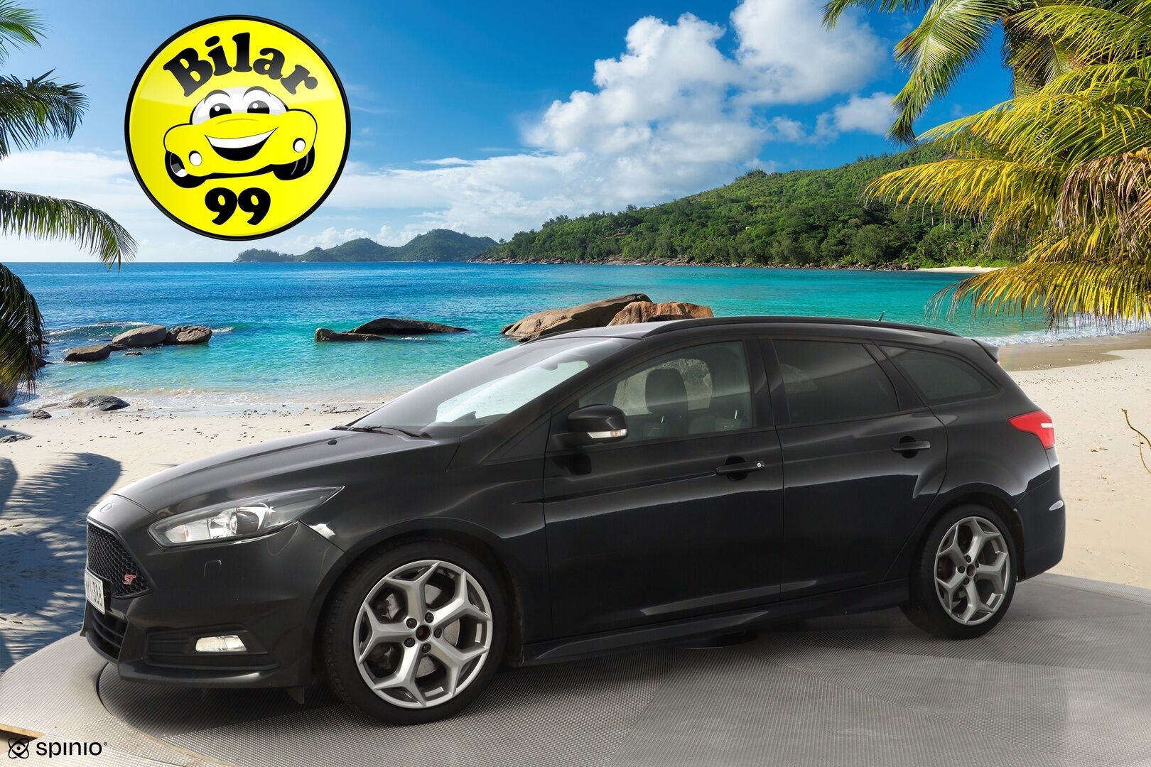 Ford Focus 2016 2,0 TDCi 185 hv start/stop PowerShift A6 ST Wagon * Vakkari / Webasto /  Lämm. tuulilasi / Tutka / Sporttipenkit * - ST-Line / Recaro / Kahdet OEM vanteet / Myydään jakohihna juuri vaihdettuna!