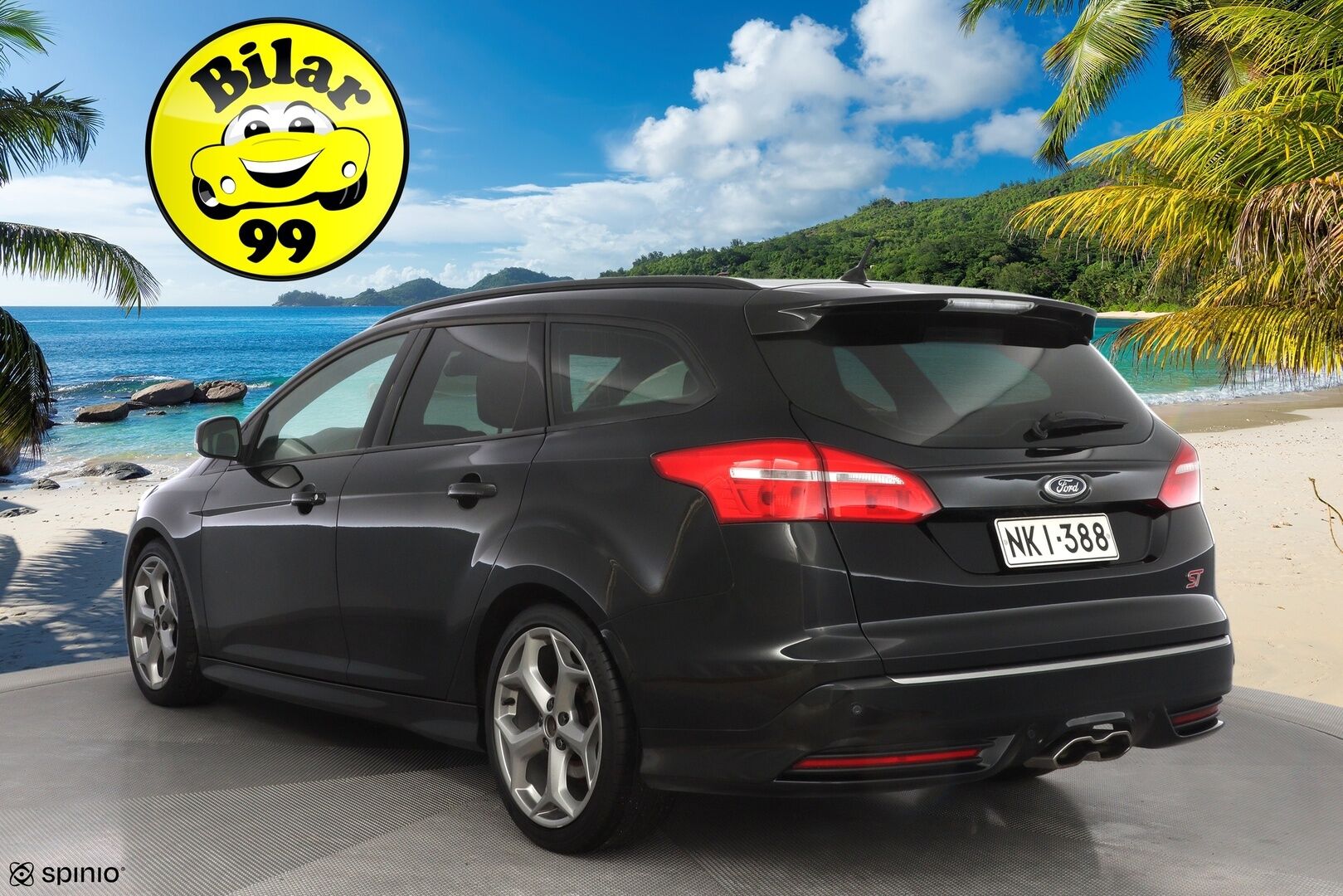 Ford Focus 2016 2,0 TDCi 185 hv start/stop PowerShift A6 ST Wagon * Vakkari / Webasto /  Lämm. tuulilasi / Tutka / Sporttipenkit * - ST-Line / Recaro / Kahdet OEM vanteet / Myydään jakohihna juuri vaihdettuna!