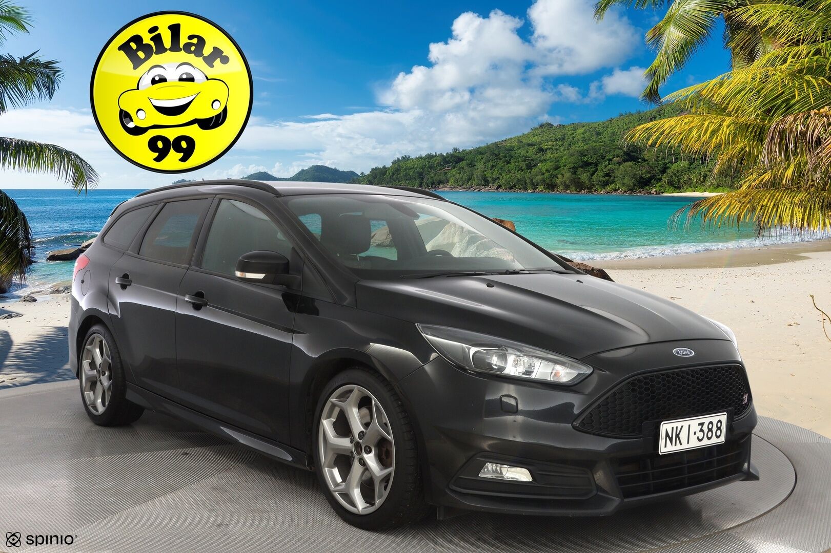 Ford Focus 2016 2,0 TDCi 185 hv start/stop PowerShift A6 ST Wagon * Vakkari / Webasto /  Lämm. tuulilasi / Tutka / Sporttipenkit * - ST-Line / Recaro / Kahdet OEM vanteet / Myydään jakohihna juuri vaihdettuna!