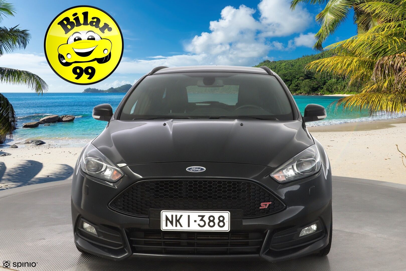 Ford Focus 2016 2,0 TDCi 185 hv start/stop PowerShift A6 ST Wagon * Vakkari / Webasto /  Lämm. tuulilasi / Tutka / Sporttipenkit * - ST-Line / Recaro / Kahdet OEM vanteet / Myydään jakohihna juuri vaihdettuna!