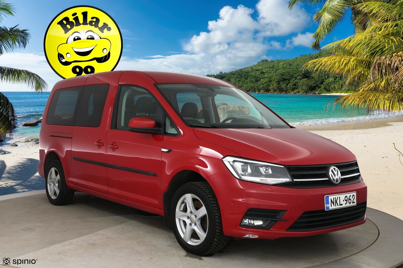 Volkswagen Caddy Maxi 2016 Trendline 1,4 TSI 92kW DSG bens. / Adapt. vakkari / Webasto / P. Kamera / Suomi-Auto - P. Tutkat / Lämmitettävä tuulilasi