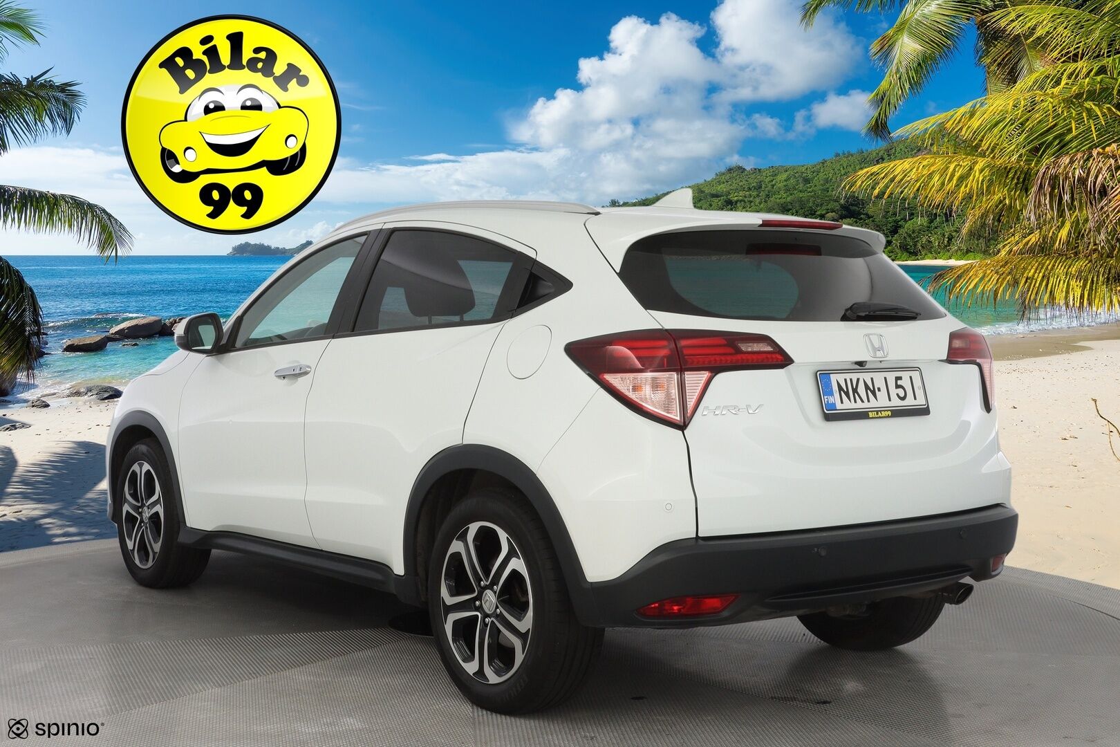 Honda HR-V 2016 1,5 Executive CVT *Vakkari / Koukku / Kamera / Kattoikkuna / Lohko / Keyless / Helmiäisvalkoinen* - Suomi-auto / Merkkihuollettu / 2. omisteinen / Juuri huollettu / Kahdet vanteet