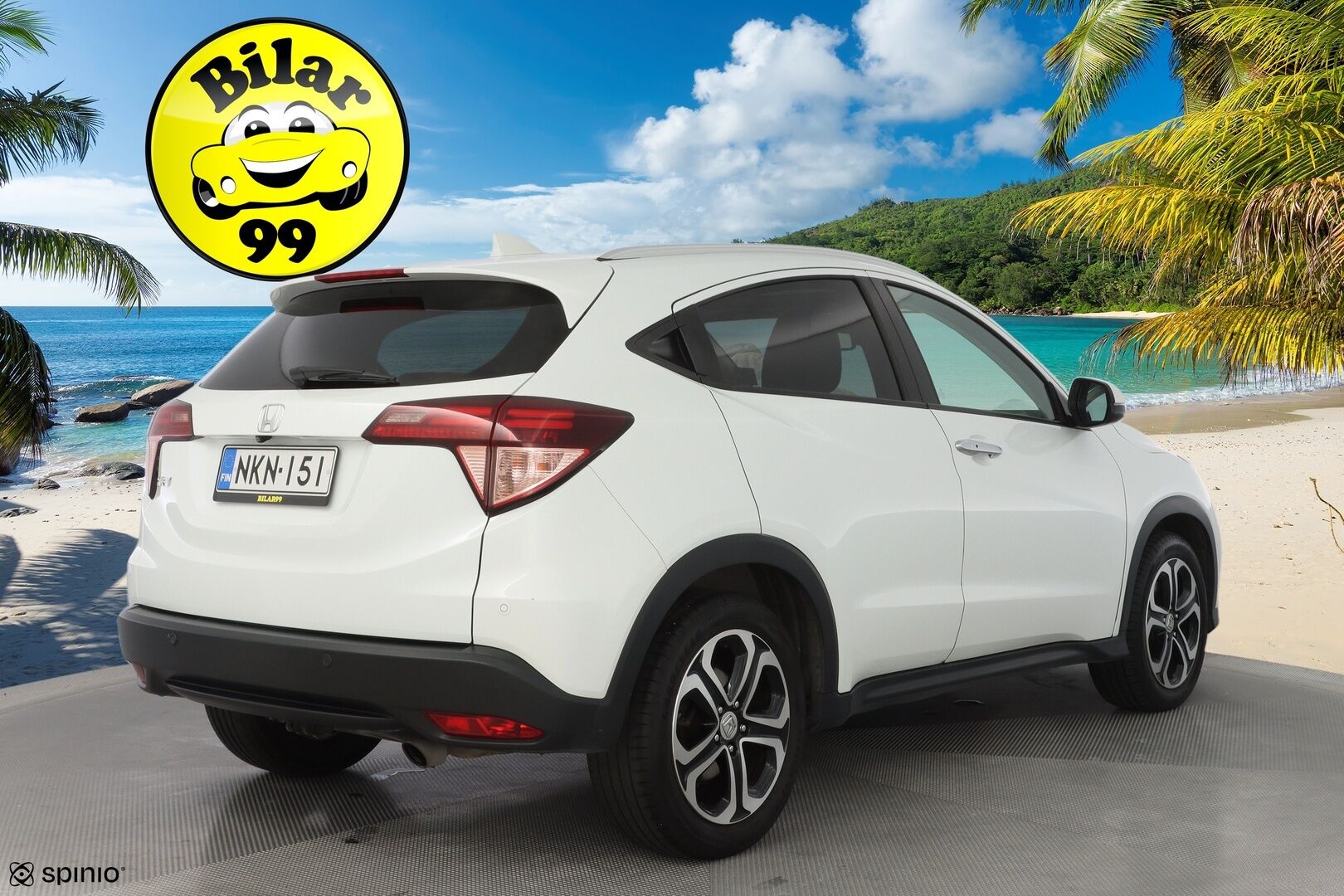 Honda HR-V 2016 1,5 Executive CVT *Vakkari / Koukku / Kamera / Kattoikkuna / Lohko / Keyless / Helmiäisvalkoinen* - Suomi-auto / Merkkihuollettu / 2. omisteinen / Juuri huollettu / Kahdet vanteet