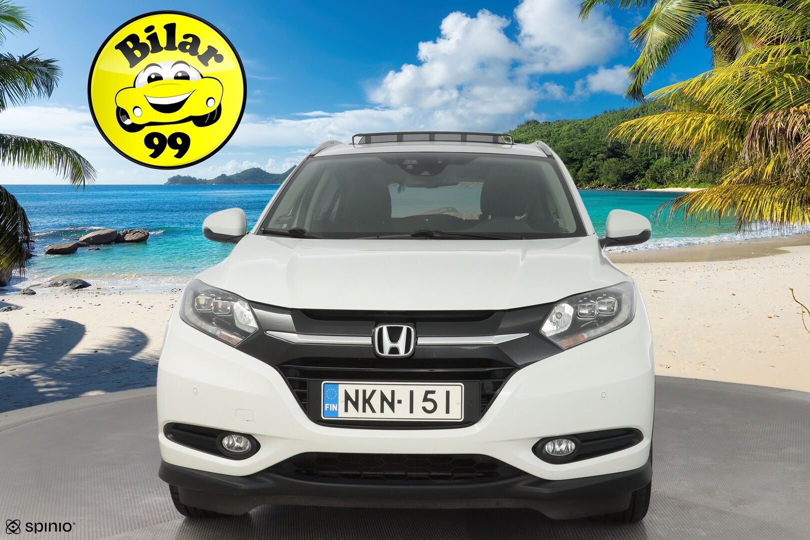 Honda HR-V 2016 1,5 Executive CVT *Vakkari / Koukku / Kamera / Kattoikkuna / Lohko / Keyless / Helmiäisvalkoinen* - Suomi-auto / Merkkihuollettu / 2. omisteinen / Juuri huollettu / Kahdet vanteet