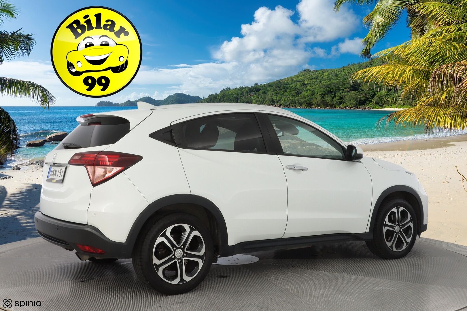 Honda HR-V 2016 1,5 Executive CVT *Vakkari / Koukku / Kamera / Kattoikkuna / Lohko / Keyless / Helmiäisvalkoinen* - Suomi-auto / Merkkihuollettu / 2. omisteinen / Juuri huollettu / Kahdet vanteet