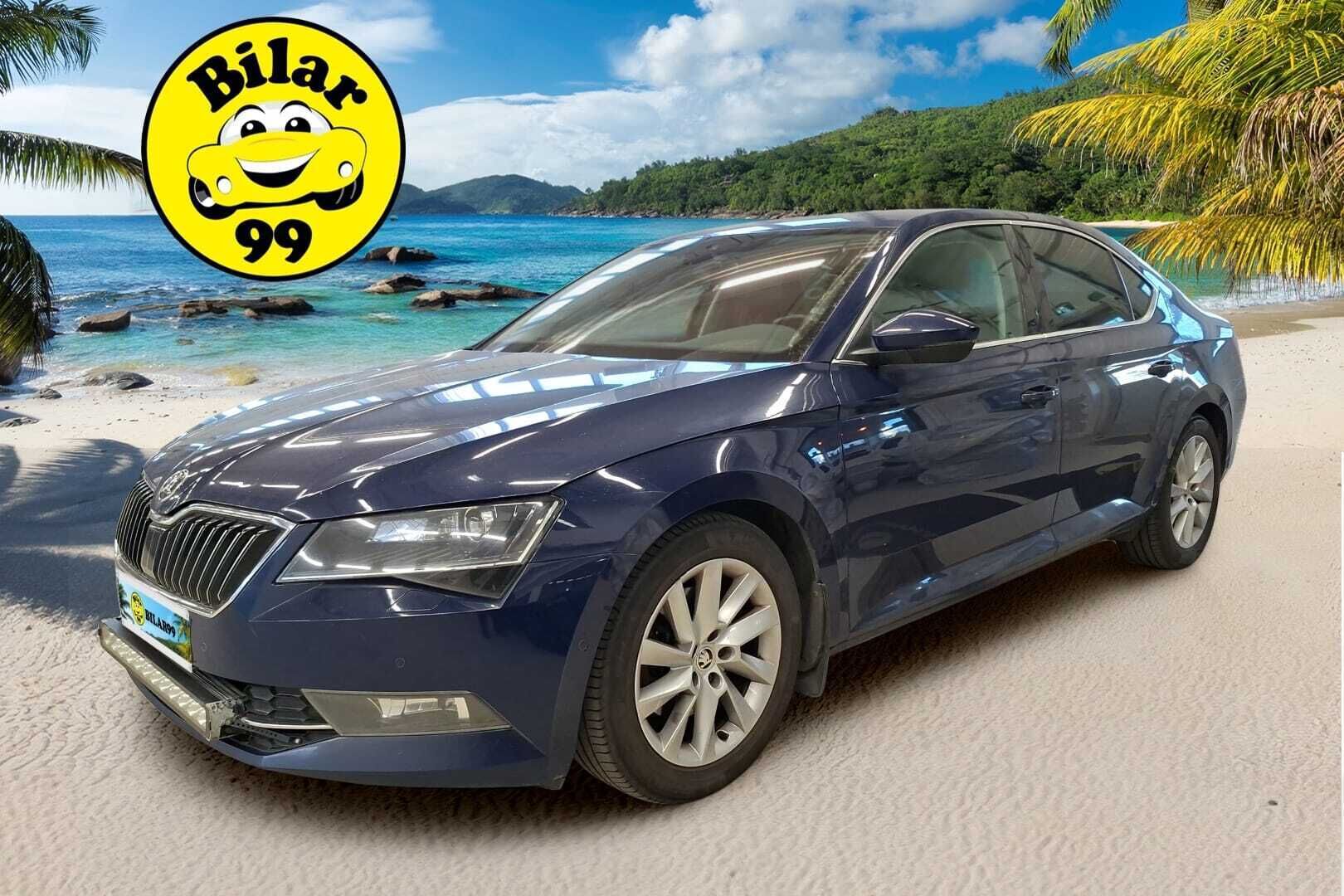 Skoda Superb 2016 2,0 TDI 150 Style DSG Autom.**Webasto / ACC / Vetokoukku / Canton / Nahka-alcantara / Muistipenkki / KeyLess* - *Suomi-auto / 2x Renkaat / Penkinlämmittimet edessä ja takana* - HULLUT AVAJAISHULINAT KORKOTARJOUS 3,29 %