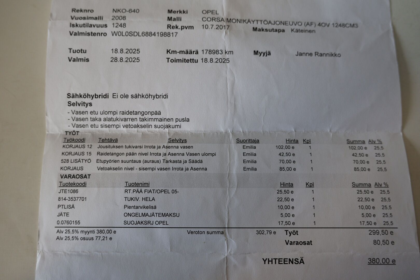 Opel Corsa 2008 1.3 - *Myydään huutokaupat.com!*