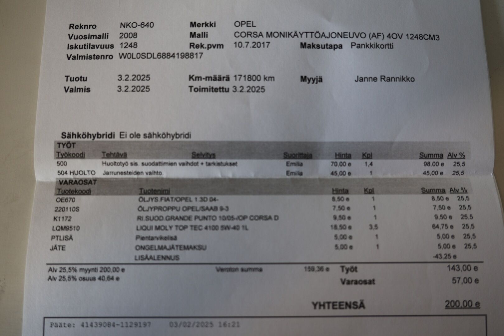 Opel Corsa 2008 1.3 - *Myydään huutokaupat.com!*