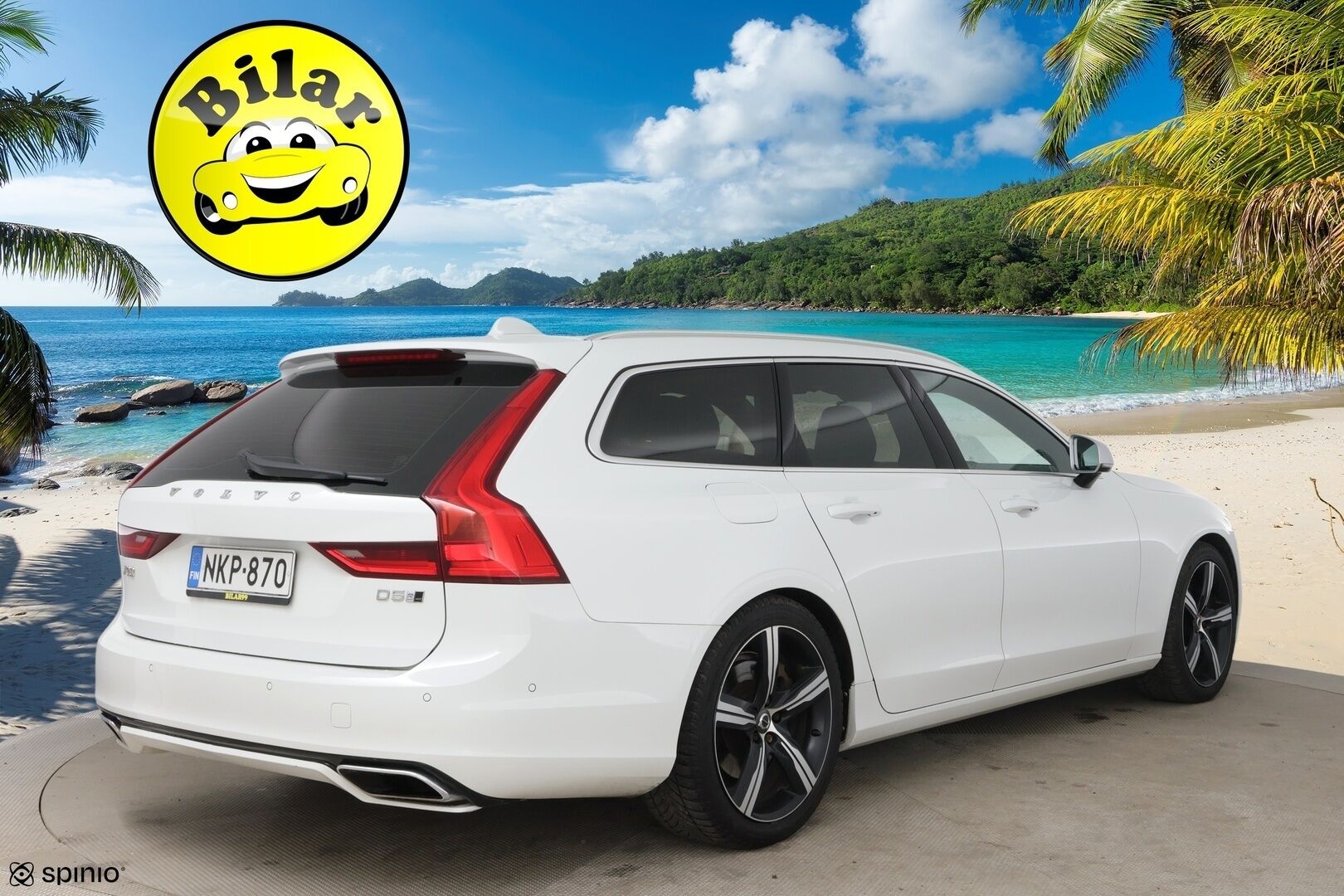 Volvo V90 2017 D5 AWD Business R-Design aut - Bowers&Wilkins | HUD | Vetokoukku | ACC | Kattoluukku | Webasto | Ei adblueta |  Kattavasti varusteltu | Juuri huollettu