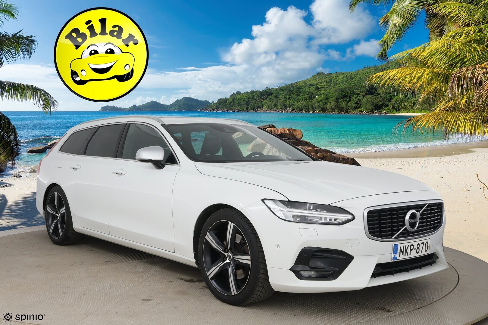 Volvo V90 2017 D5 AWD Business R-Design aut - Bowers&Wilkins | HUD | Vetokoukku | ACC | Kattoluukku | Webasto | Ei adblueta |  Kattavasti varusteltu | Hieno yksilö 