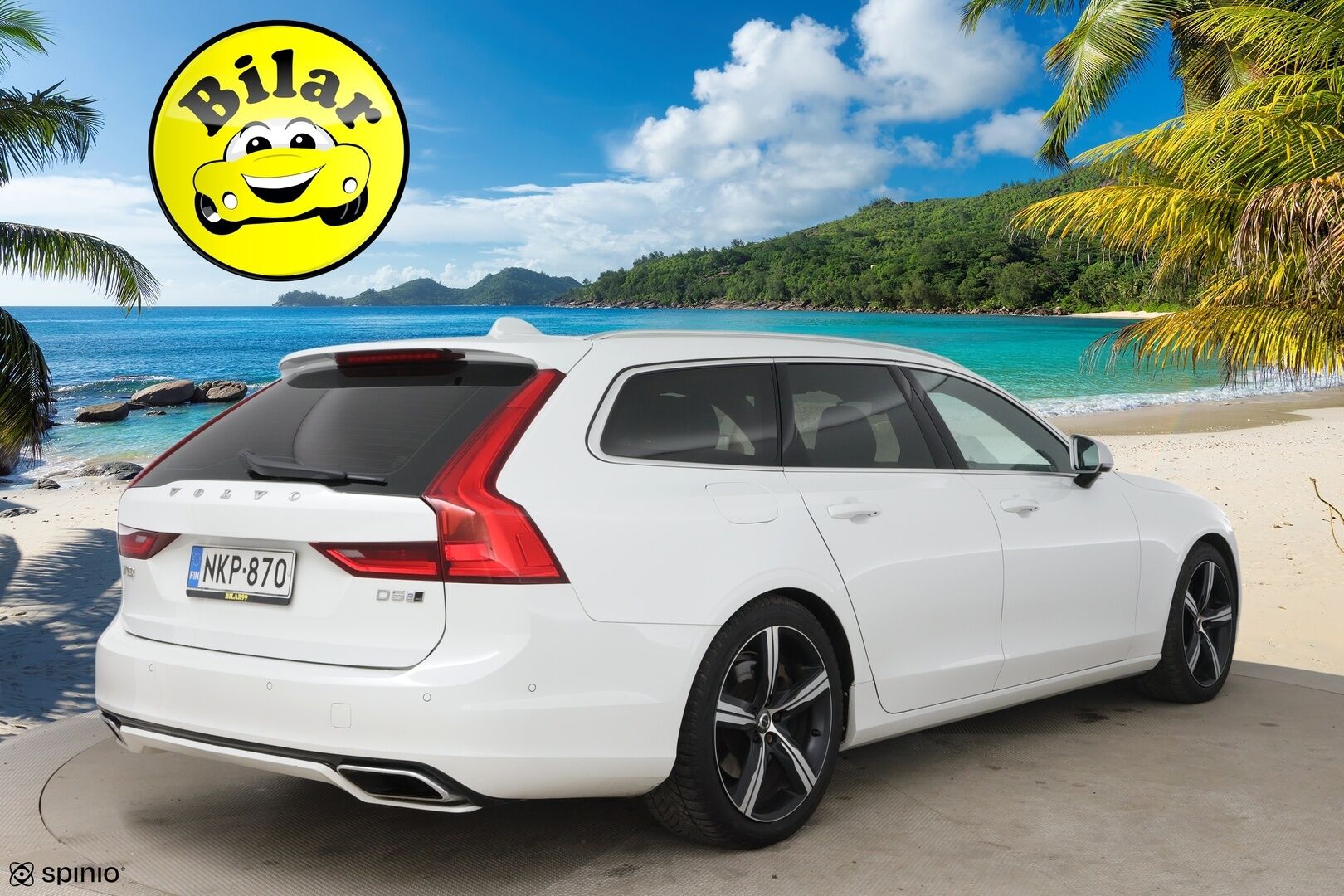 Volvo V90 2017 D5 AWD Business R-Design aut - Bowers&Wilkins | HUD | Vetokoukku | ACC | Kattoluukku | Webasto | Ei adblueta |  Kattavasti varusteltu | Hieno yksilö 