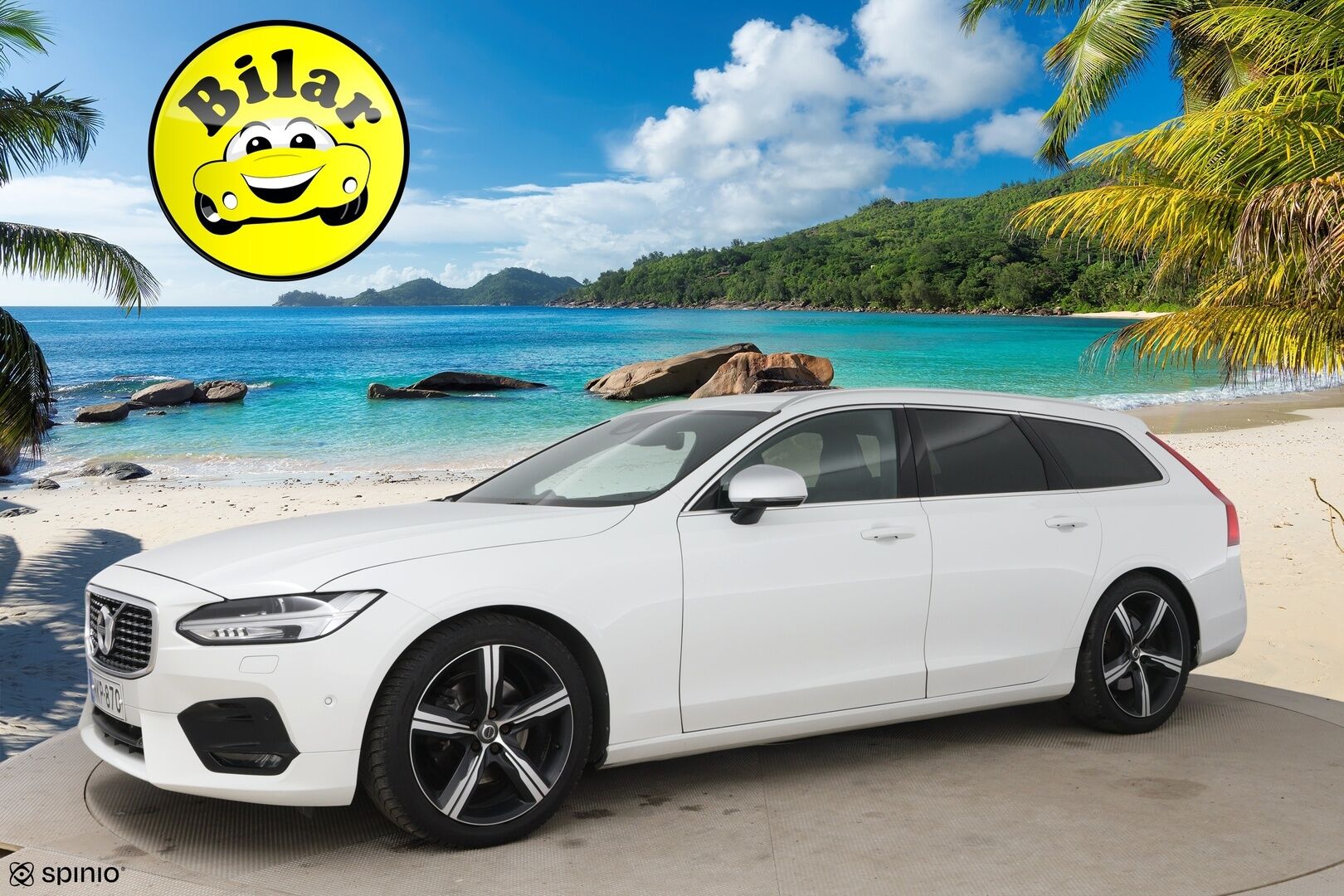 Volvo V90 2017 D5 AWD Business R-Design aut - Bowers&Wilkins | HUD | Vetokoukku | ACC | Kattoluukku | Webasto | Ei adblueta |  Kattavasti varusteltu | Hieno yksilö 
