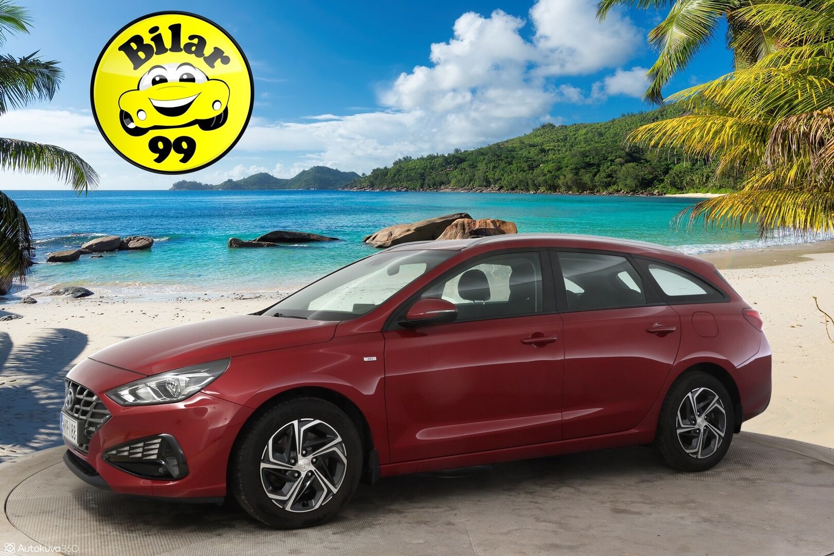 Hyundai i30 Wagon 2021 1,0 T-GDI 120 hv 48V hybrid 7-DCT-aut Comfort* Ir.vetokoukku / P-kamera / Navi / Ratinlämmitin * - *Merkkiliikkeen huoltohistoria / Hyvät kesä -ja talvirenkaat omilla aluvanteilla / Myydään juuri huollettuna *