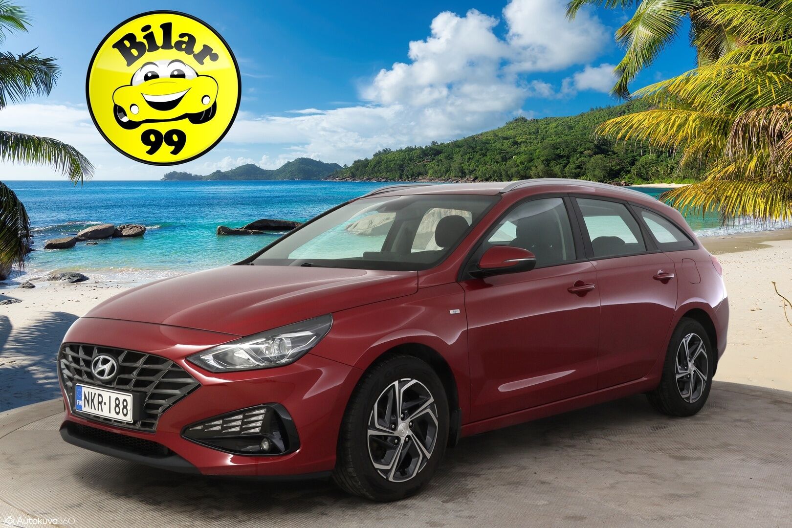 Hyundai i30 Wagon 2021 1,0 T-GDI 120 hv 48V hybrid 7-DCT-aut Comfort* Ir.vetokoukku / P-kamera / Navi / Ratinlämmitin * - *Merkkiliikkeen huoltohistoria / Hyvät kesä -ja talvirenkaat omilla aluvanteilla / Myydään juuri huollettuna *