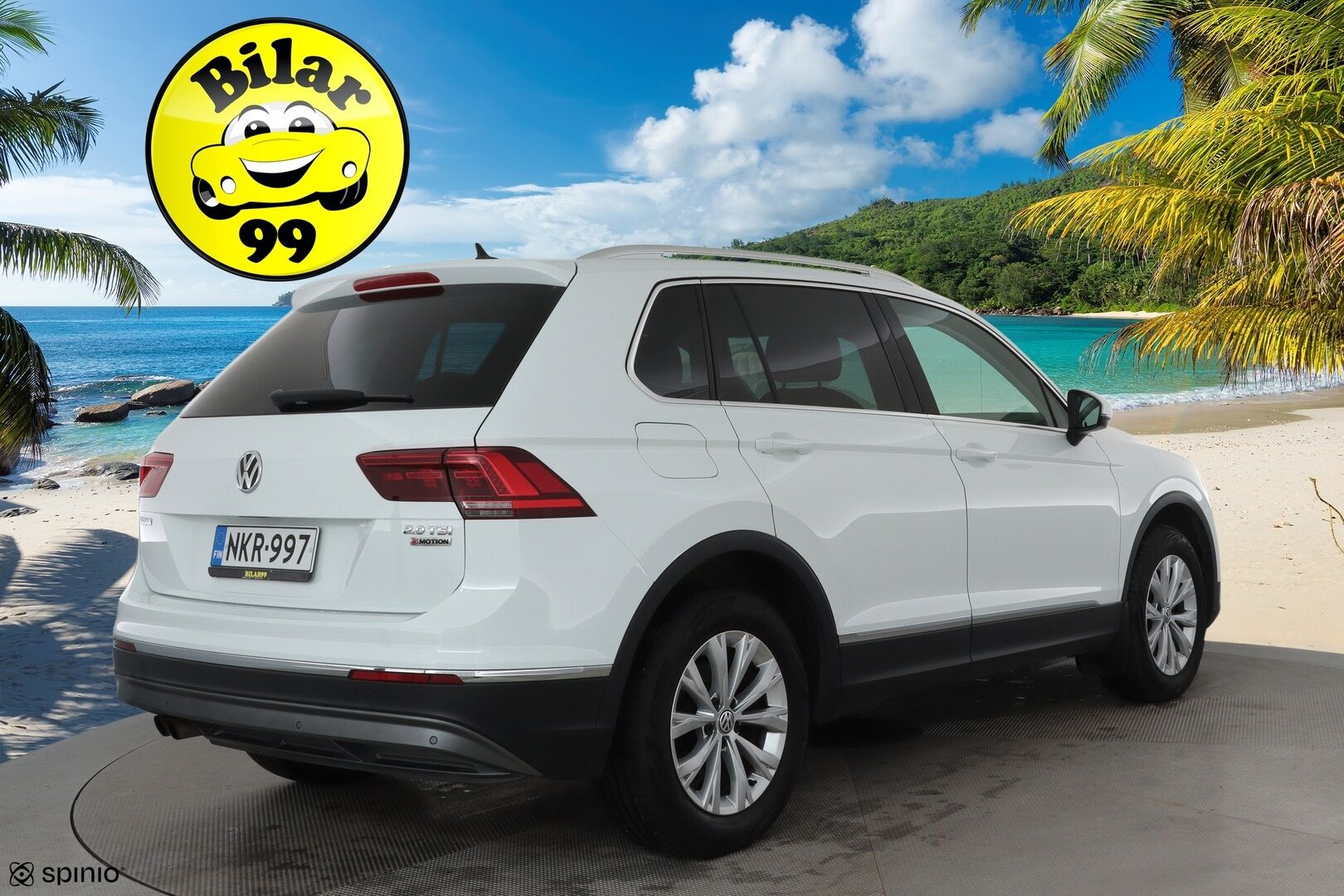 Volkswagen Tiguan 2017 Highline 2,0 TSI 132 kW  4MOTION DSG **ACC / Webasto / P.tutkat / Koukku / LED / Navi / KeylessGo** - Suomi-auto / Kahdet renkaat aluvanteilla 