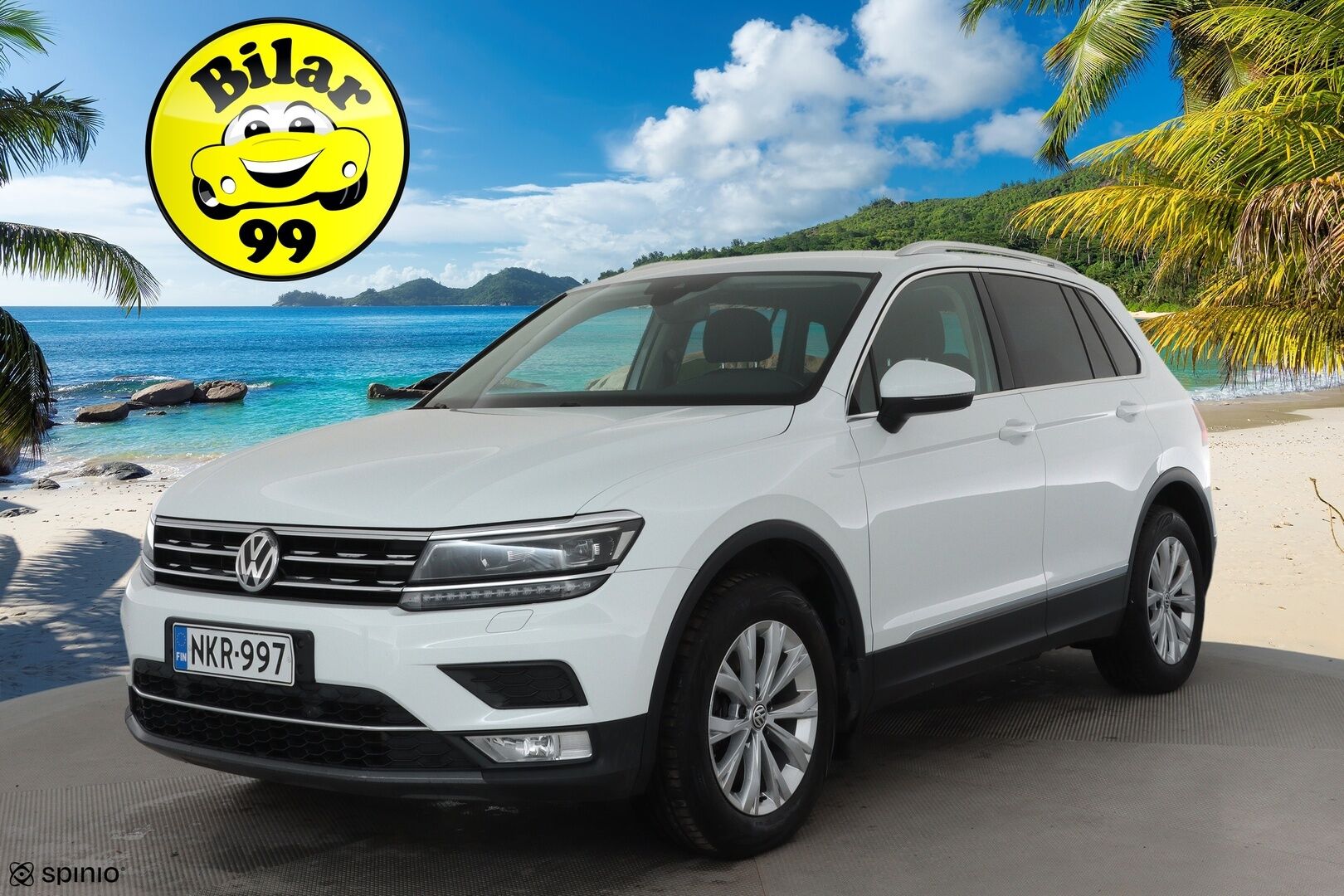 Volkswagen Tiguan 2017 Highline 2,0 TSI 132 kW  4MOTION DSG **ACC / Webasto / P.tutkat / Koukku / LED / Navi / KeylessGo** - Suomi-auto / Kahdet renkaat aluvanteilla 