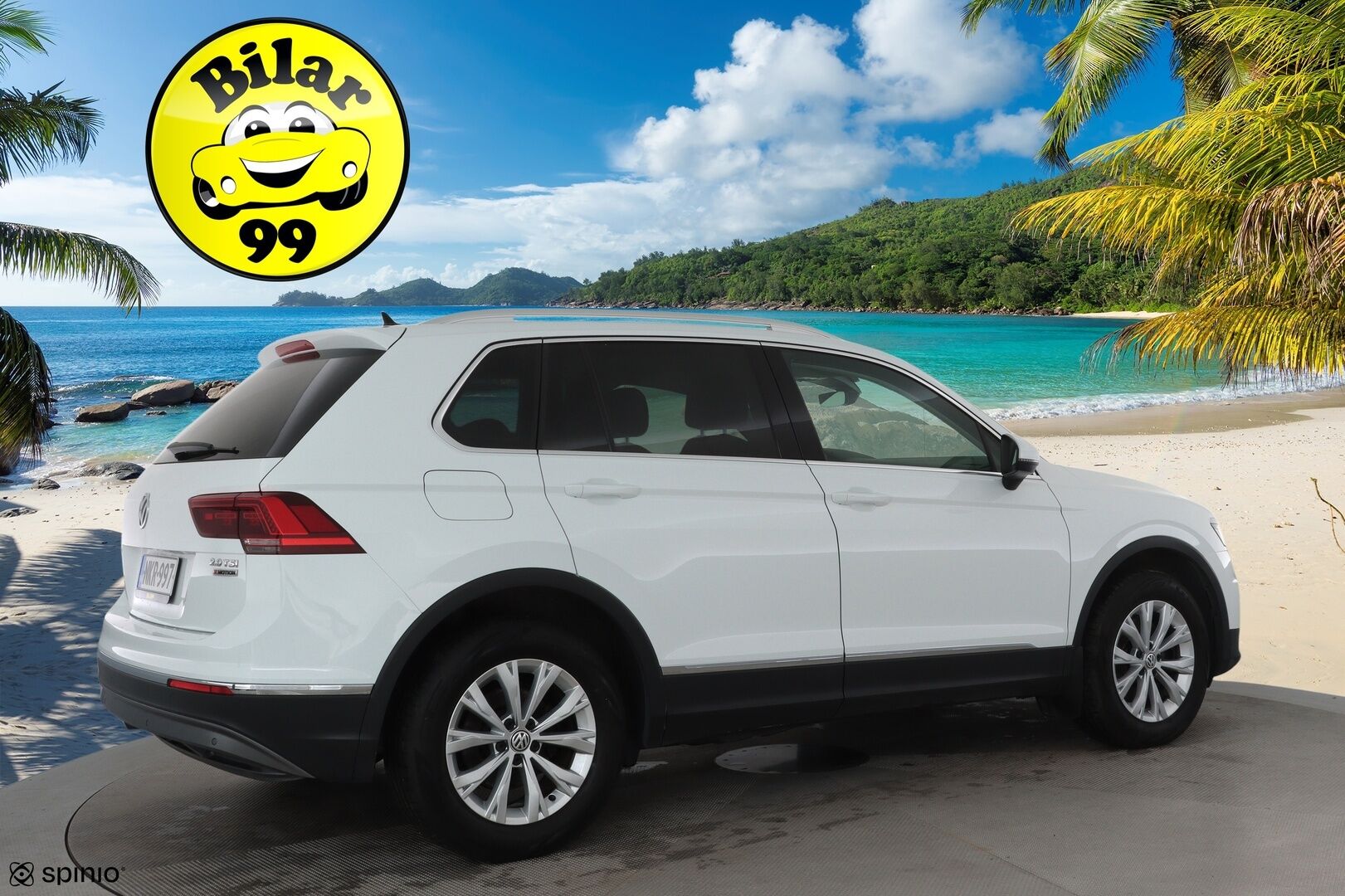 Volkswagen Tiguan 2017 Highline 2,0 TSI 132 kW  4MOTION DSG **ACC / Webasto / P.tutkat / Koukku / LED / Navi / KeylessGo** - Suomi-auto / Kahdet renkaat aluvanteilla 