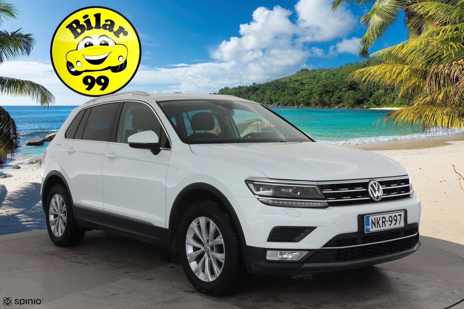 Volkswagen Tiguan 2017 Highline 2,0 TSI 132 kW  4MOTION DSG **ACC / Webasto / P.tutkat / Koukku / LED / Navi / KeylessGo** - Suomi-auto / Kahdet renkaat aluvanteilla 