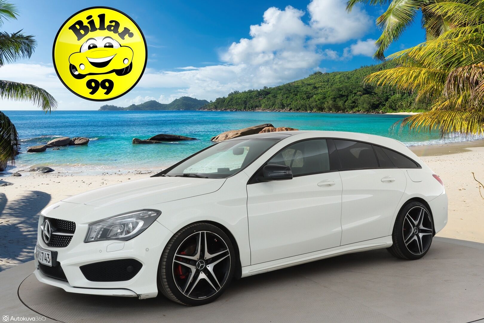 Mercedes-Benz CLA 2015 200 A Shooting Brake AMG - Lasikattoluukku / Harman/Kardon / P. Kamera / Vakkari / Adapt. LED / Bluetooth / 2x Renkaat