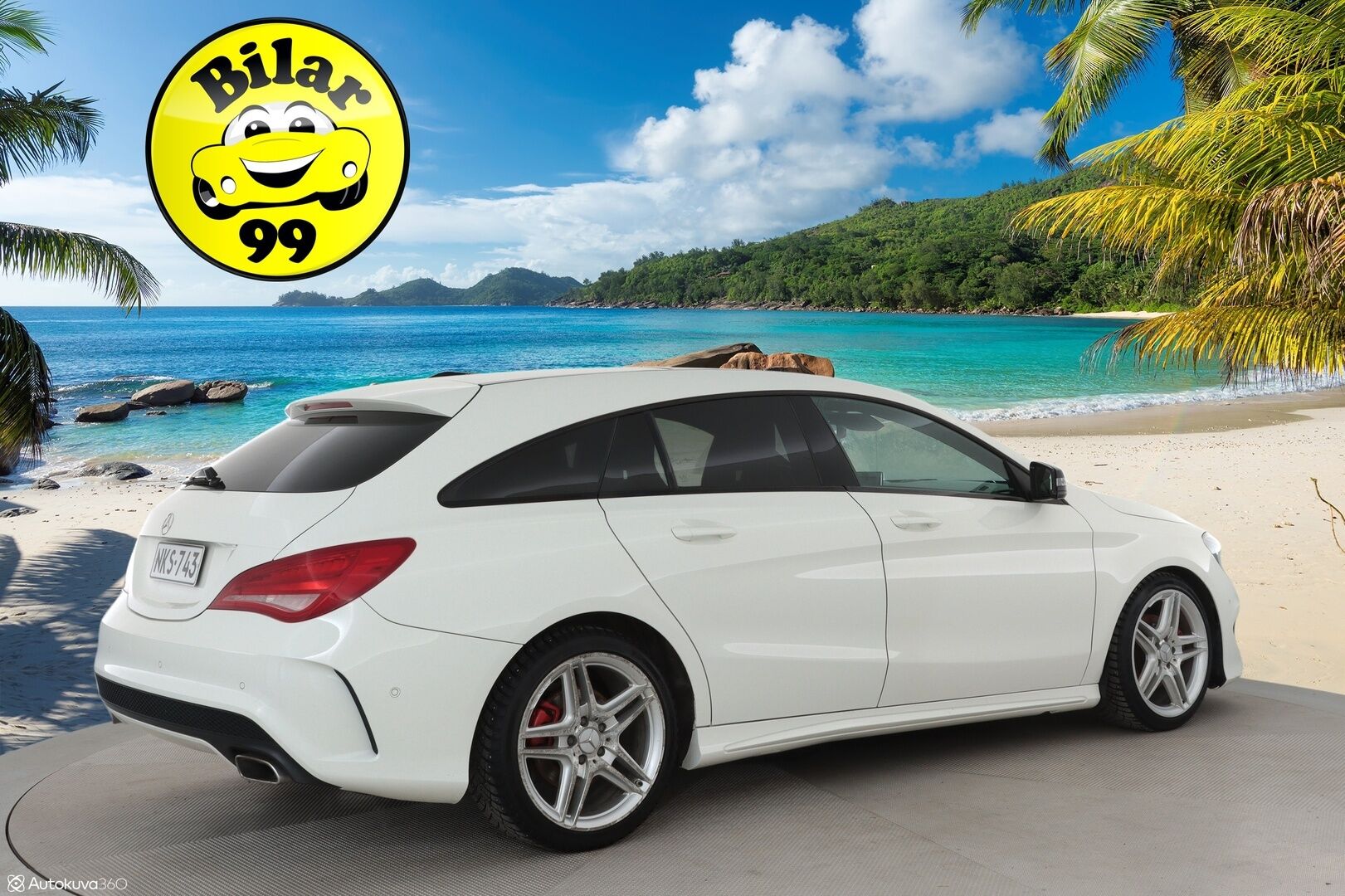 Mercedes-Benz CLA 2015 200 A Shooting Brake AMG - Lasikattoluukku / Harman/Kardon / P. Kamera / Vakkari / Adapt. LED / Bluetooth / 2x Renkaat