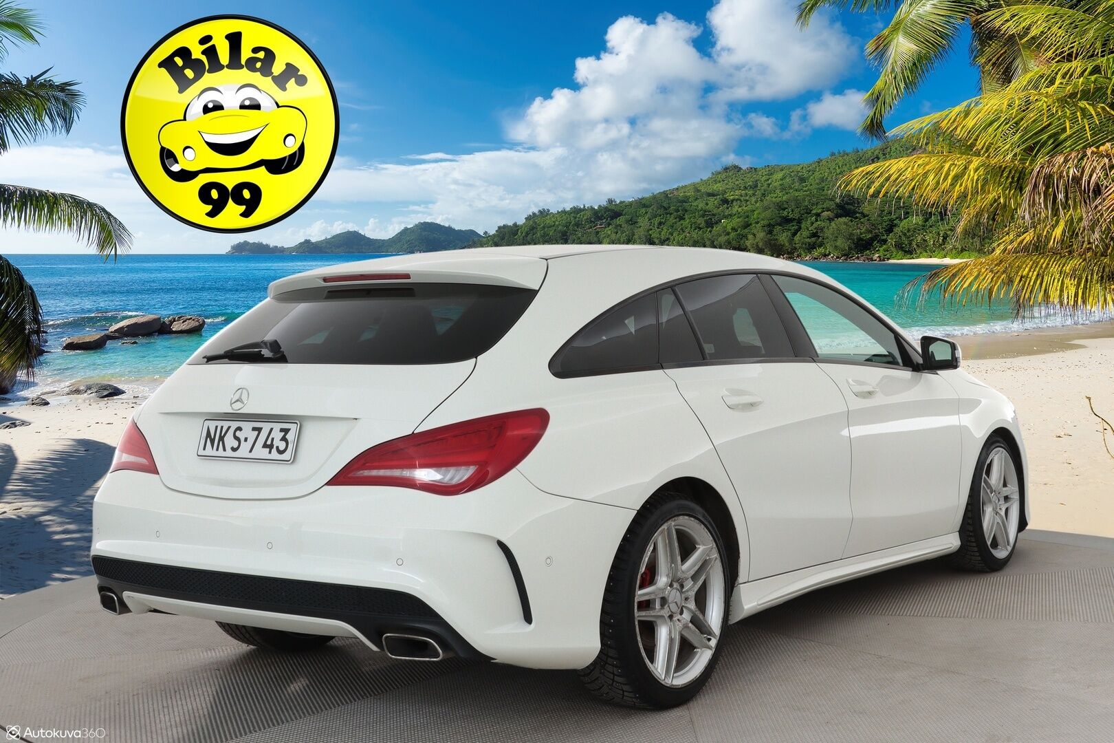 Mercedes-Benz CLA 2015 200 A Shooting Brake AMG - Lasikattoluukku / Harman/Kardon / P. Kamera / Vakkari / Adapt. LED / Bluetooth / 2x Renkaat